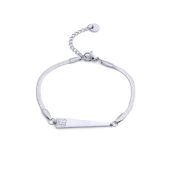 Radiance Bar Herringbone Bracelet