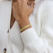 Milanese Chain Name Bracelet [18K Gold Vermeil]