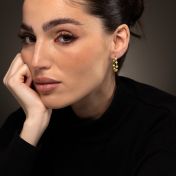 Glimmer Halo Hoops [Gold Plated]