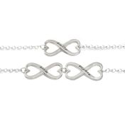 Bracciale Amore Infinito con Nome [Argento 925]