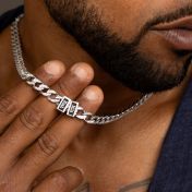 Iced Cuban Link Chain with Names