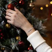 Pulsera Estrellas Talisa con Piedras de Nacimiento [Plata de Ley]