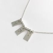 Classic Bar Initial Necklace - Sterling Silver
