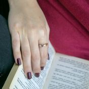 Talisa Stars Birthstone Ring [Gold Plated]