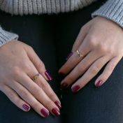 Talisa Stars Birthstone Ring [Gold Plated]