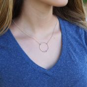 Moedersliefde Geboortesteen Ketting [Sterling Zilver]