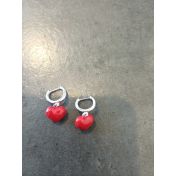 Sweetheart Drops Earrings [Sterling Silver]