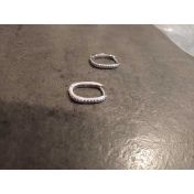 Sky Edge Earrings [Sterling Silver]