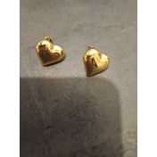 Puffy Heart Studs Earrings