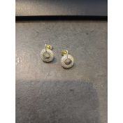 Starlight Pavé Earrings [Gold Plated]