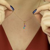 Strom der Liebe Halskette [750er rosévergoldet]