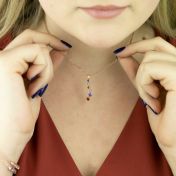 Strom der Liebe Halskette [750er rosévergoldet]