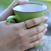 Ties of Love Ring [Rose Gold Plated]