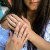 Bague Racines d’Amour – 3 Pierres [Argent 925]