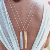Unforgettable Memories Braille Necklace  - Sterling Silver