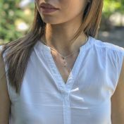 Stream of Love Necklace [Sterling Silver]