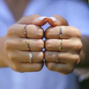 Banden van het Hart Ring - Goud Plaat