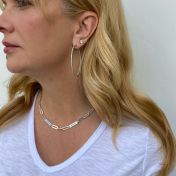 Melissa Paperclip Name Necklace [Sterling Silver]