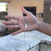 Classic Bar Initial Necklace - Sterling Silver