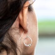 Orecchini Amore Materno Pendenti a Monachella [Argento 925]