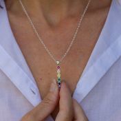 Collana Arcobaleno con Stelle di Talisa Verticale [Argento 925]