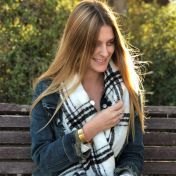 Collier Braille Initiale Classique Pendentif Rond [Plaqué Or]