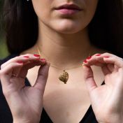 Collar Talisa Corazones [Bañado en Oro de 18K]