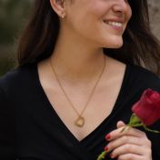 Leitende Liebe Halskette [750er vergoldet]