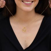 Leitende Liebe Halskette [750er vergoldet]