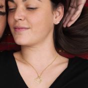 Leitende Liebe Halskette [750er vergoldet]