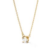 Infinite Brilliance Necklace with 0.3 ct Diamond [14 Karat Gold]