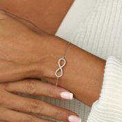 Dazzling Infinity Bracelet [18K Gold Plated]