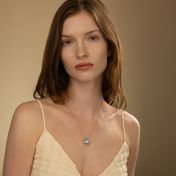 Infinity Flower Name Necklace