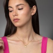 Ties of the Heart Initials Necklace [14 Karat Gold]