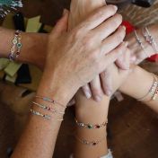 Talisa Sterne Geburtsstein-Armband [750er Gold Vermeil]