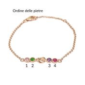 Bracciale Nodi d'Amore [Placcato Oro Rosa 18kt]