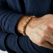 Jasper Men Name Bracelet