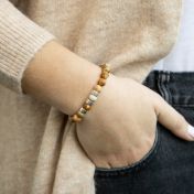 Bracelet Jaspe avec Prénoms pour Femme [Argent 925]