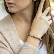 Bracelet Jaspe avec Prénoms pour Femme [Argent 925]