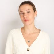 Collar Jayden de Onyx con Nombre para Mujeres [Bañado en oro de 18K]