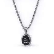 Jayden Onyx Men Name Necklace