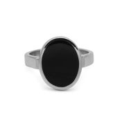Jayden Onyx Men Ring - Sterling Silver
