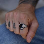 King’s Seal Ring for Men - Sterling Silver