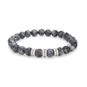 Labradorite Women Name Bracelet [Sterling Silver]