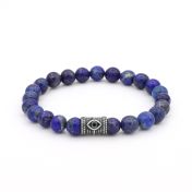 Lapis Lazuli Evil Eye Men Bracelet