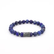 Lapis Lazuli Om Men Bracelet