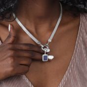 Emma Kreiskette [Sterlingsilber] - mit Charms