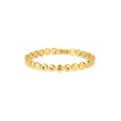 Mia Statement Tennis Engraved Bracelet [18K Gold Vermeil]