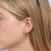 Bold Hoop Earrings - Large [18K Gold Plated]