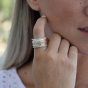 Helena's Love Spinner Ring [Sterling Silver]